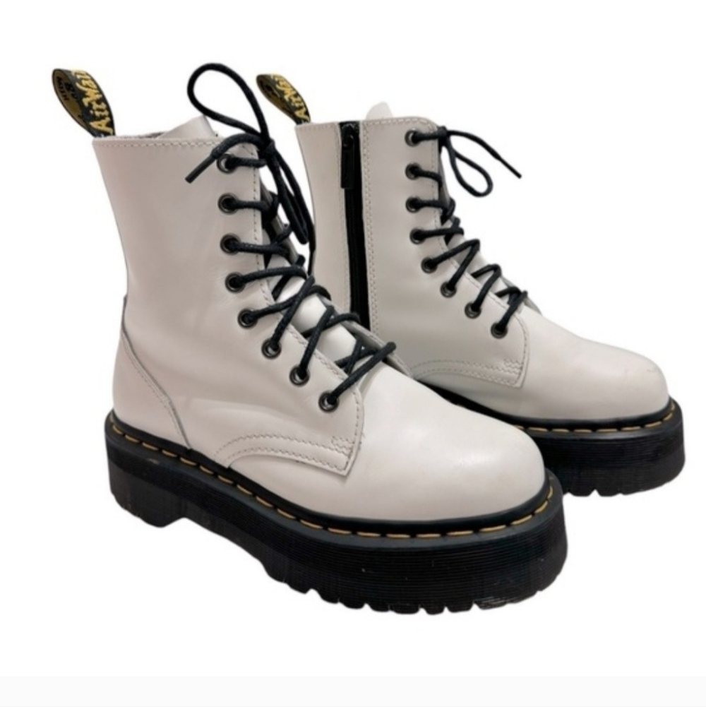 Dr. Martens White Jadon Platform Boots — NWOB - Picture 3 of 7